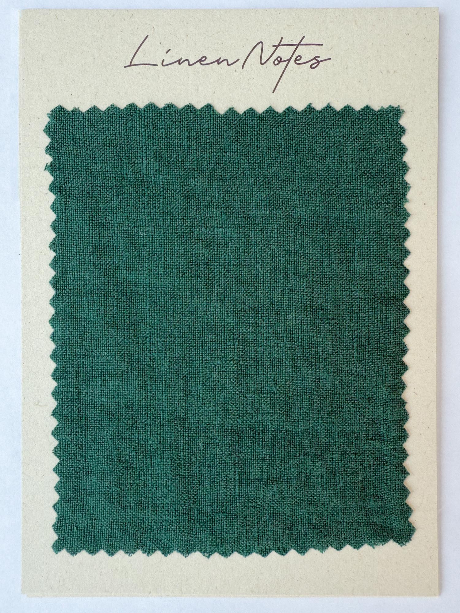 Leinenstoff-Muster 180 g/m² - Dunkelgrün