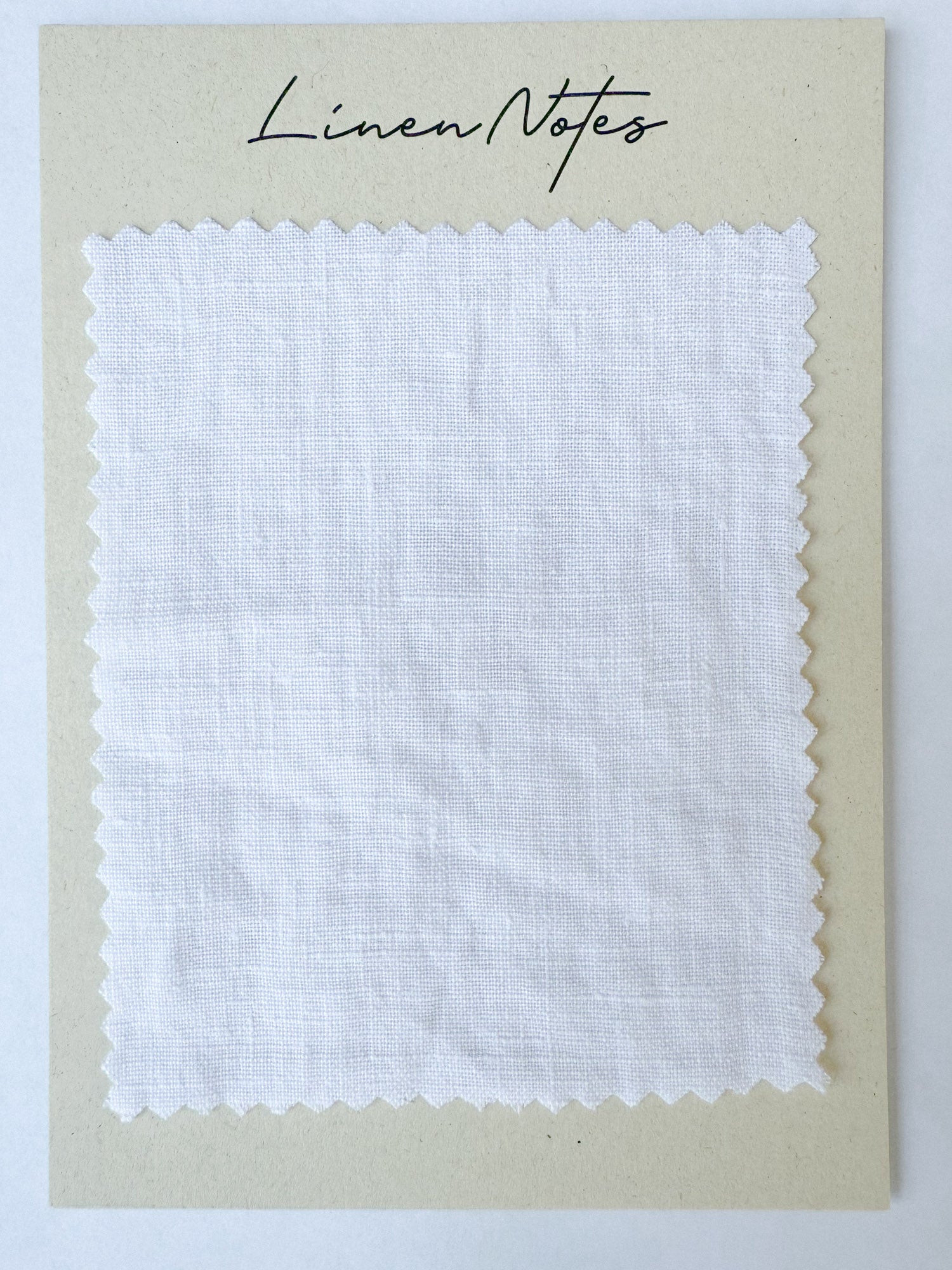 Leinenstoff-Muster 180 g/m² - Weiss