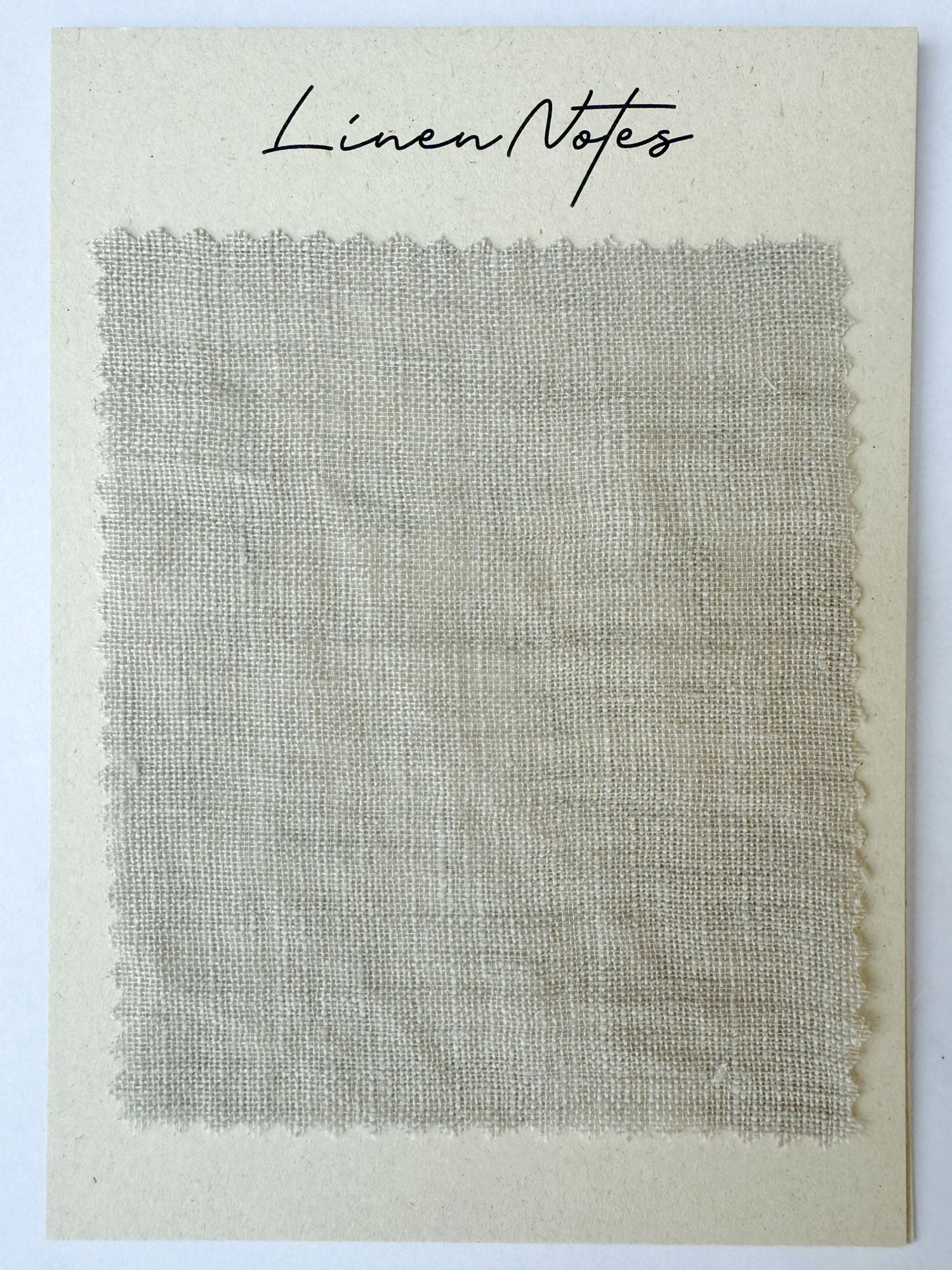 Musselin-Leinen Stoffmuster 90 g/m² – Beige